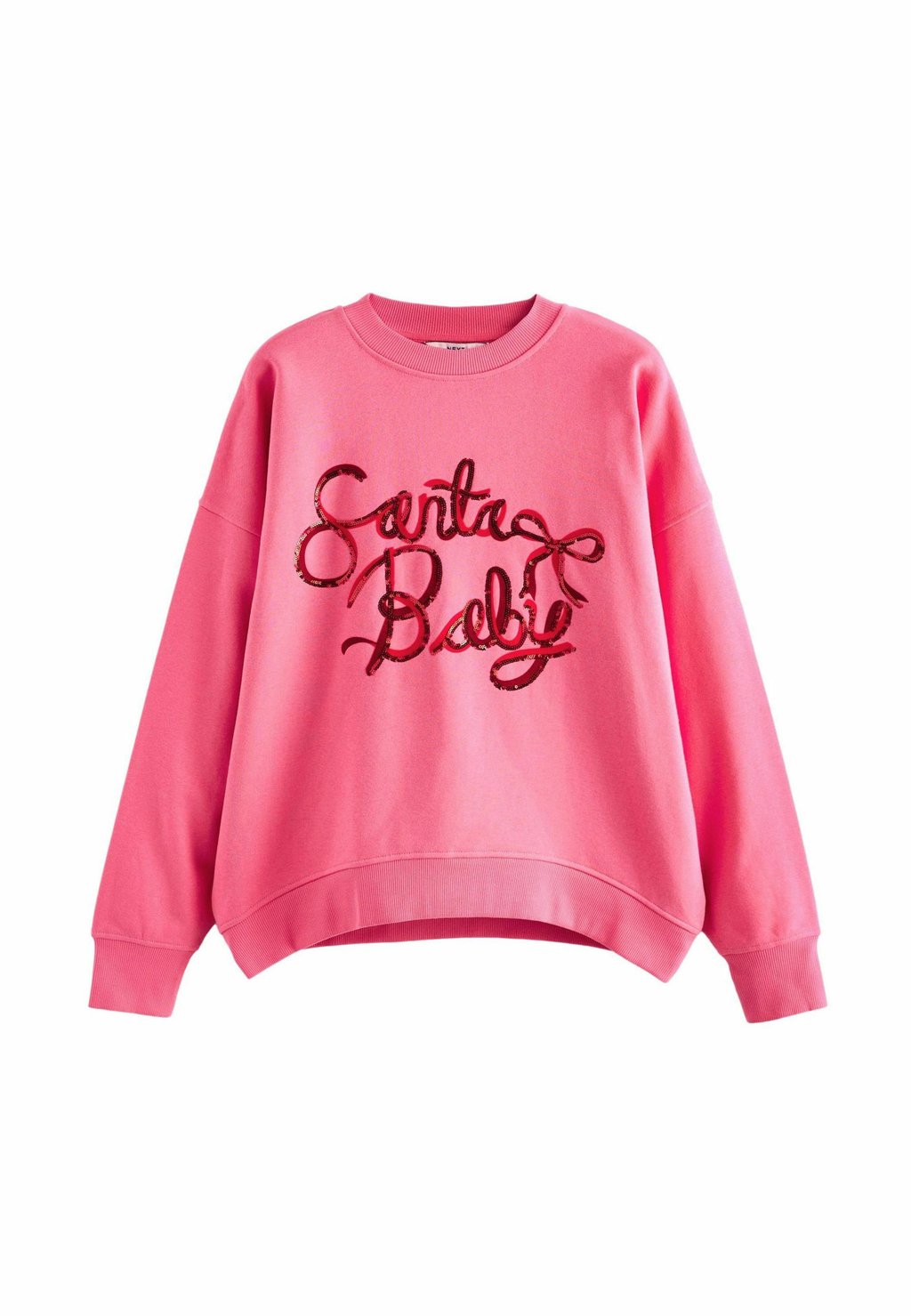 

Толстовка CHRISTMAS SANTA GRAPHIC CREW NECK PETITE Next, розовый
