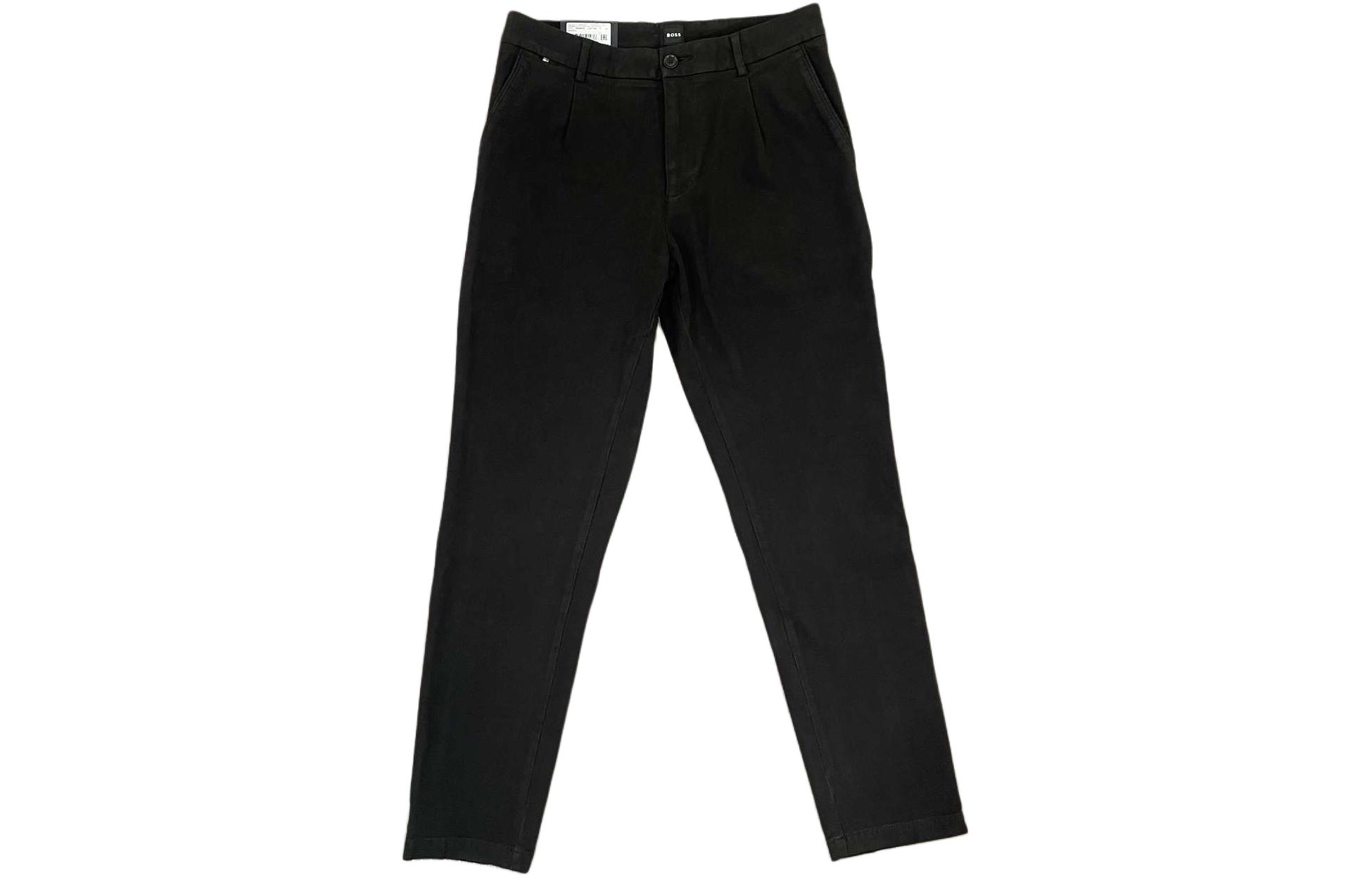 

Повседневные брюки мужские черные HUGO BOSS