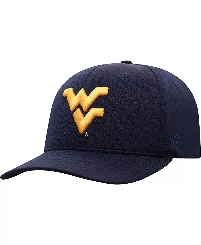 

Мужская темно-синяя кепка West Virginia Mountaineers Reflex Logo Flex Top of the World