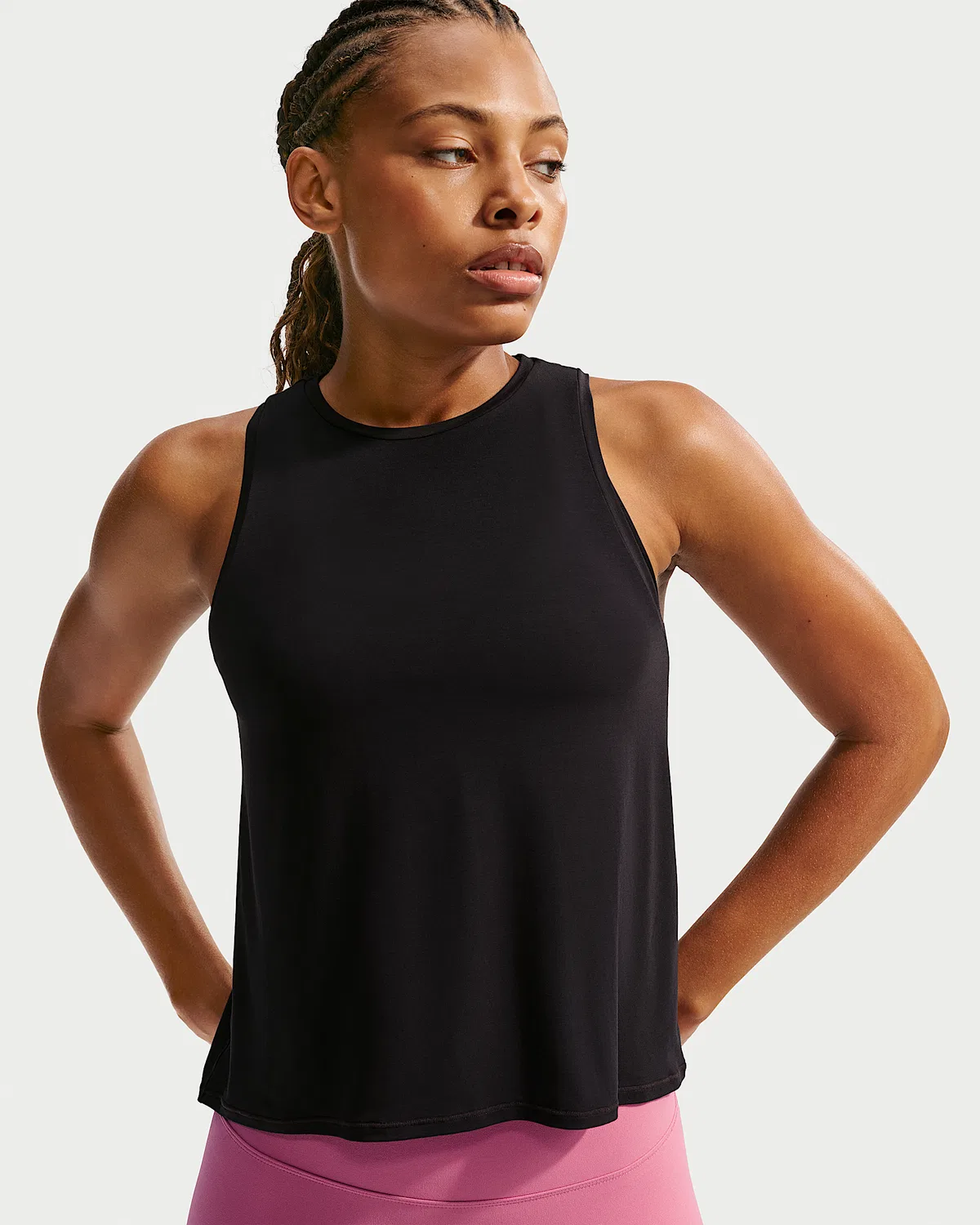 Женский топ Nike Zenvy, Black/Cool Grey