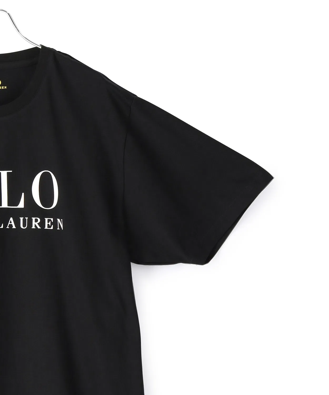 Футболка с графическим принтом Polo Ralph Lauren, органический хлопок, черный — фото 4