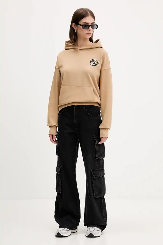 

Хлопковая толстовка Barrow, бежевый