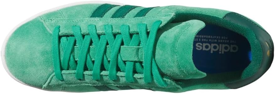 Мужские кроссовки adidas Campus Adv на шнуровке для повседневной носки - зеленые — фото 4