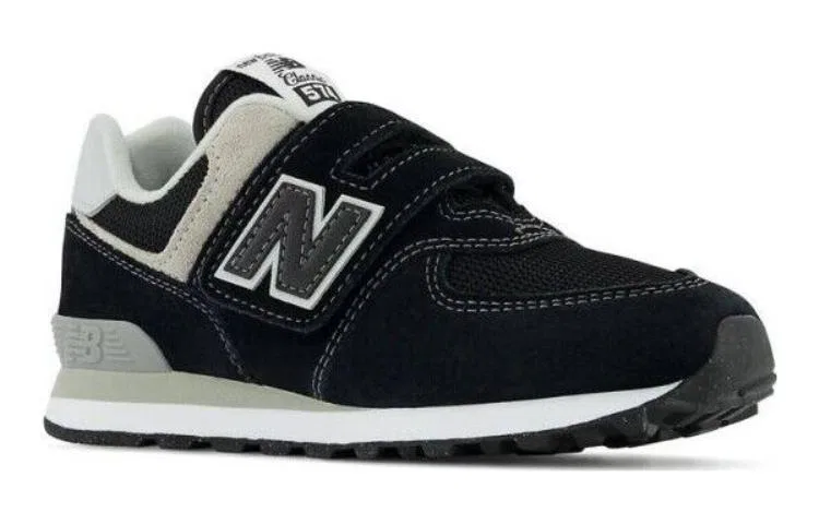 Кроссовки детские NB 574 Comfortable Cushioning Abrasion Resistant Low top Kids Lifestyle Shoes Black Gray Kids' New Balance — фото 4