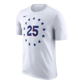 

Футболка nba короткий рукав simmons 76 limited Nike, белый