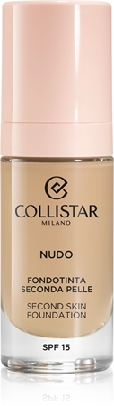 

Осветляющая увлажняющая основа с разглаживающим эффектом Collistar NUDO Second Skin Foundation SPF 15, 2G Beige Dorato 30 ml
