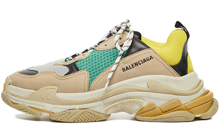 

Кроссовки Balenciaga Triple S, бежевый/мультиколор
