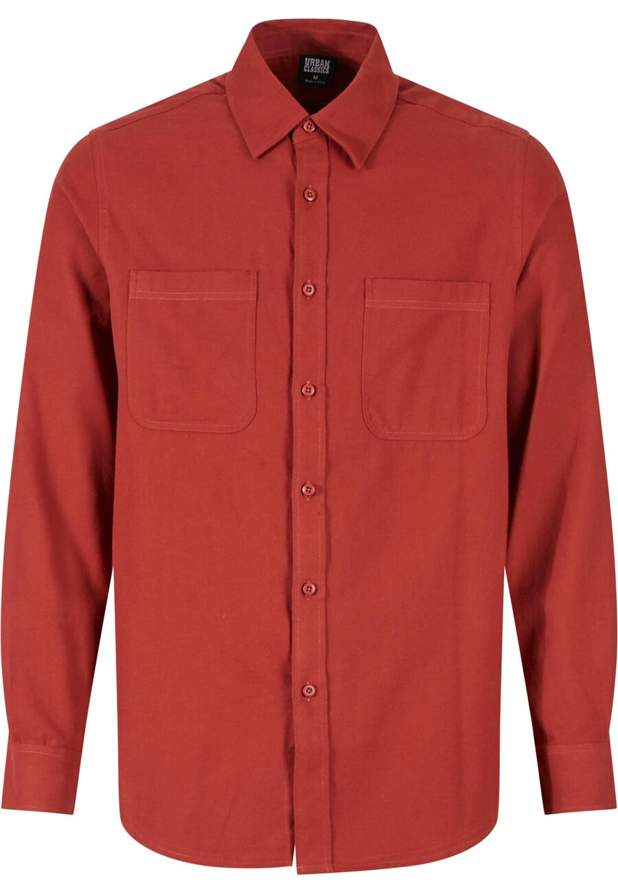 

Рубашка обычного кроя на пуговицах Urban Classics, цвет Rusty red