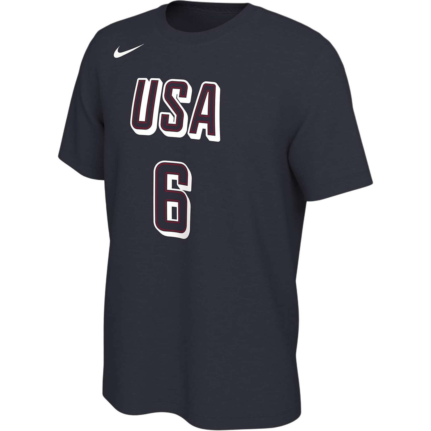 

Баскетбольная футболка LeBron James USA Nike, синий