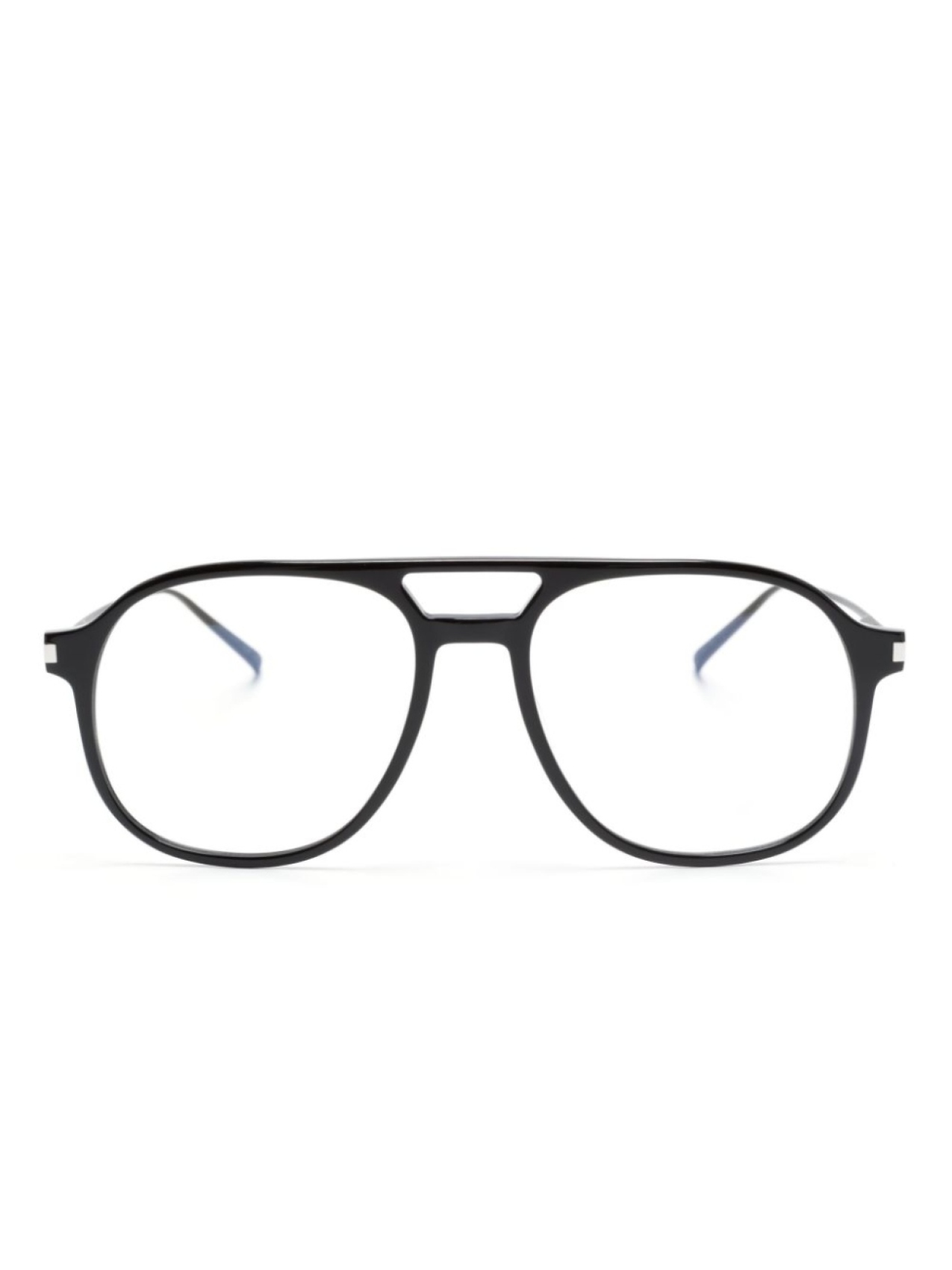 

Saint Laurent Eyewear солнцезащитные очки-пилоты с логотипом, черный