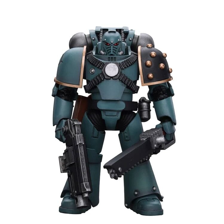 

Warhammer The Horus Heresy Рисунок 1/18 — Легионер тактического отряда Sons of Horus MKIV с болтером Inna marka