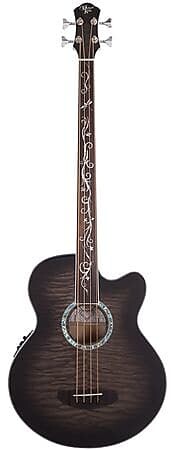 

Басс гитара Michael Kelly Dragonfly Fretless 4 Acoustic Electric Bass Guitar Smoke Burst