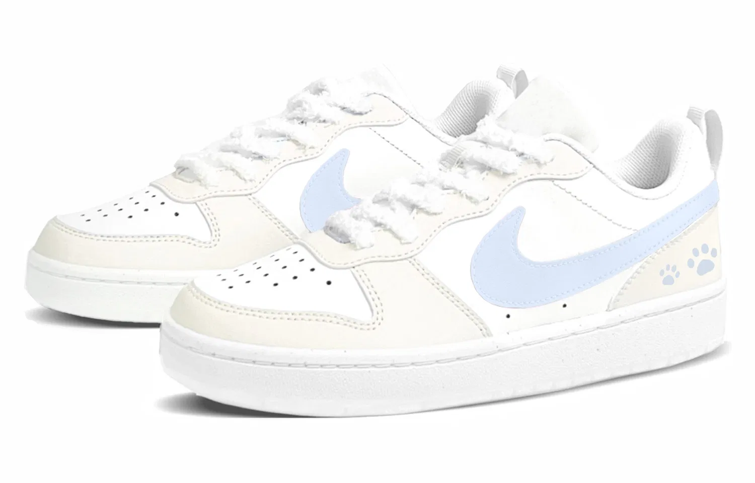 Кроссовки для скейтбординга Court Borough Low top Kids' Skateboarding Shoes Blue Teenagers Nike, Yellow — фото 4