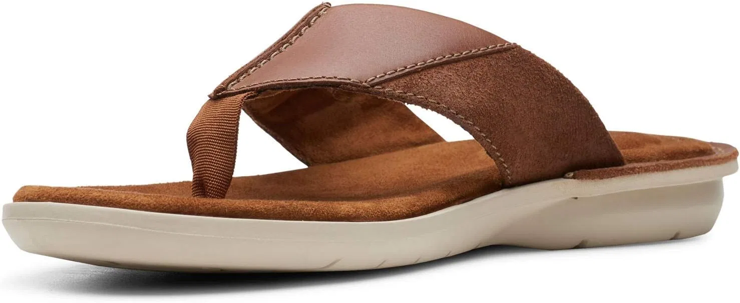 Мужские шлепанцы Clarks Ellison Easy, 2-Brown Tan