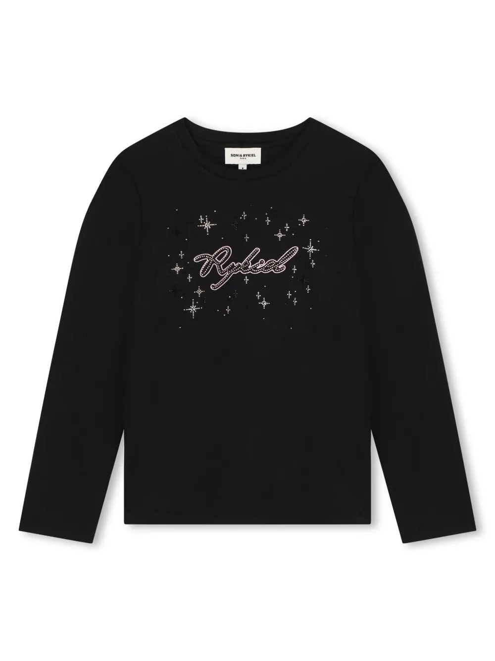 

Лонгслив с логотипом SONIA RYKIEL ENFANT, черный