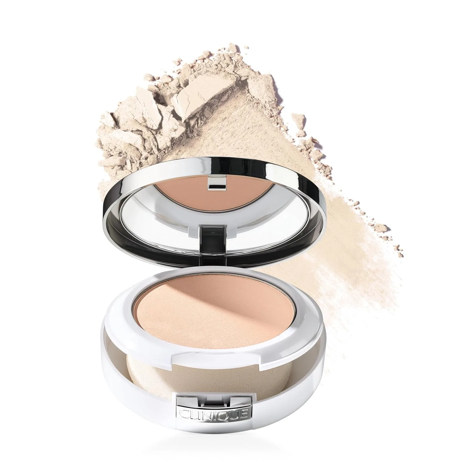 Clinique Beyond Perfecting Powder - легкая пудра с полным покрытием, тональный крем и консилер для сухой, комбинированной и жирной кожи., AC Alabaster 02