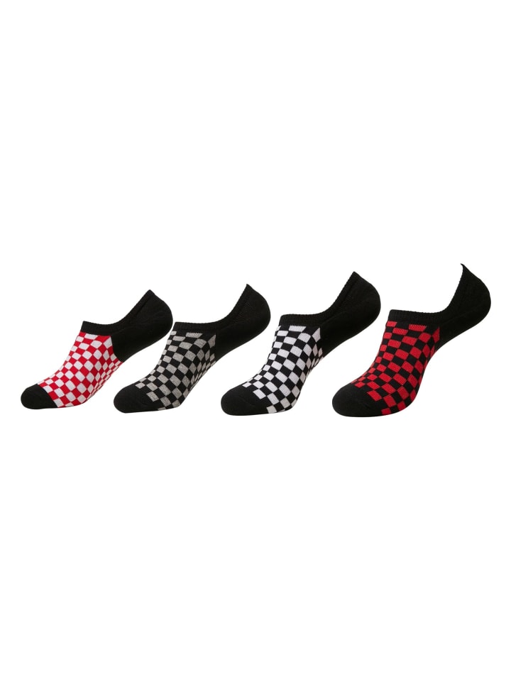 

Носки Urban Classics, цвет black+white+red+grey