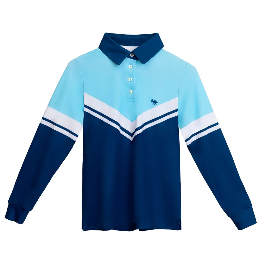 

Поло с длинным рукавом Oxy Golf Classic 1, синий