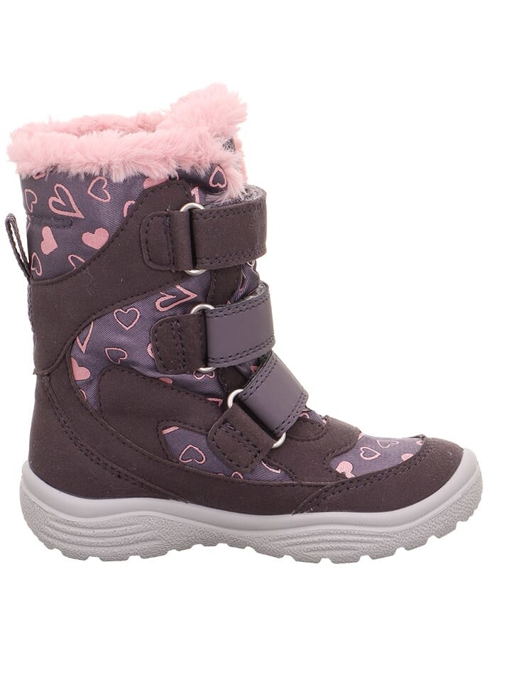 Сапоги superfit Leder-Winterstiefel Crystal, цвет Rosa/Lila — фото 4