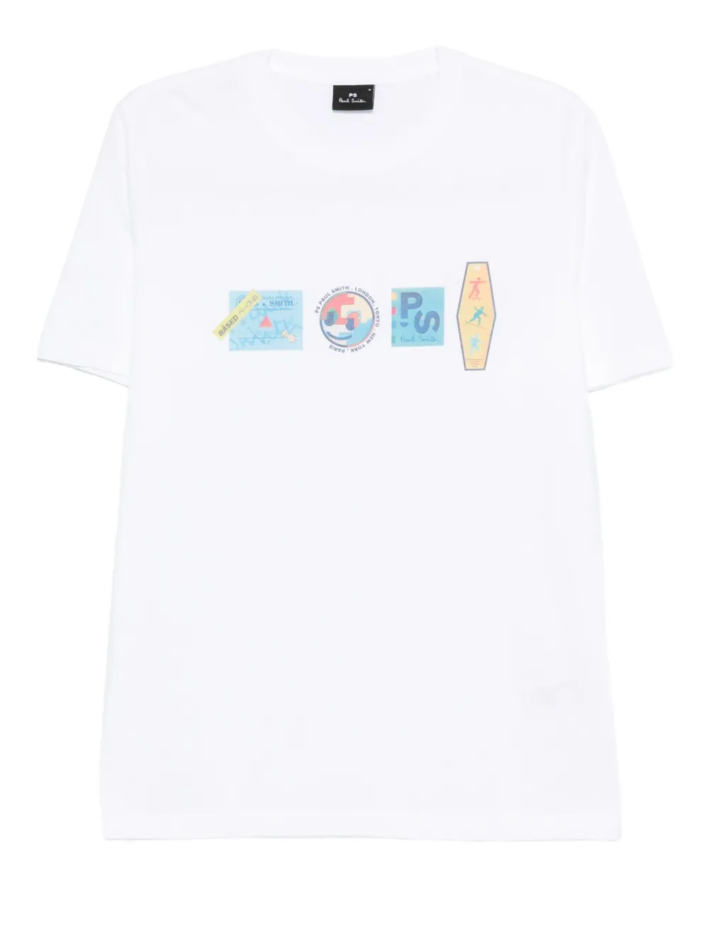 

Футболка с графичным принтом PS Paul Smith, белый