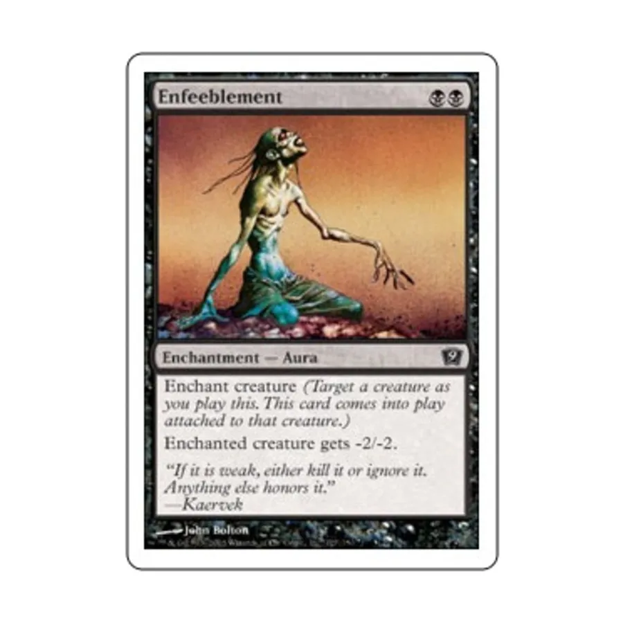 

CCG Ослабление (С), MTG - 9th Edition