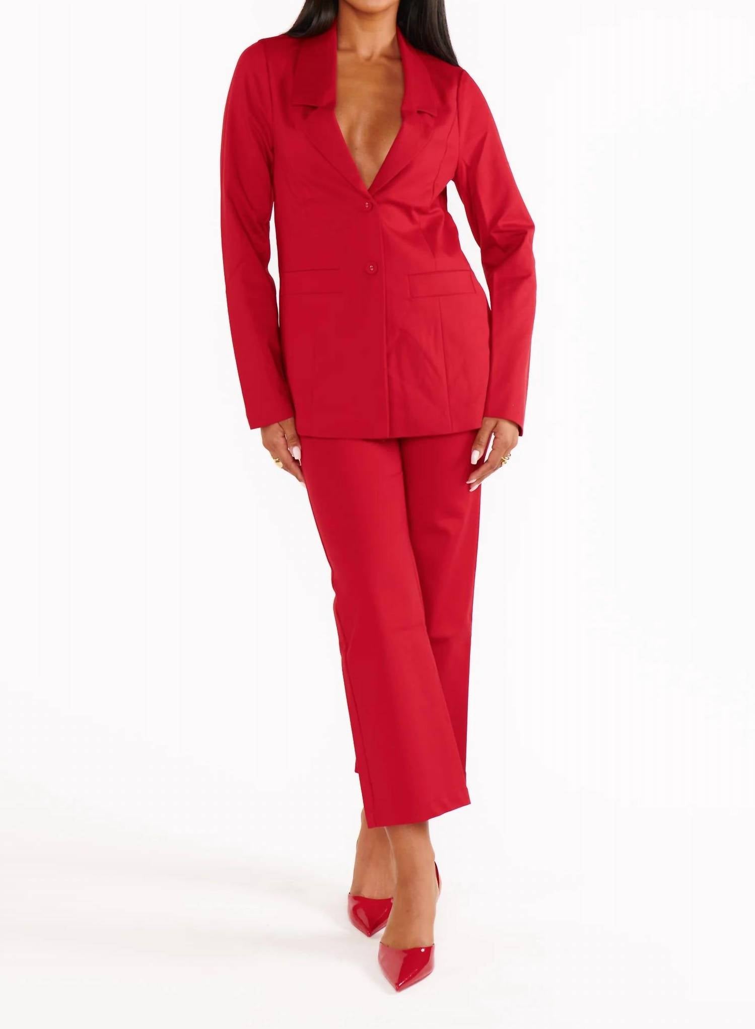 

Блейзер Major Suiting красного цвета Show Me Your Mumu