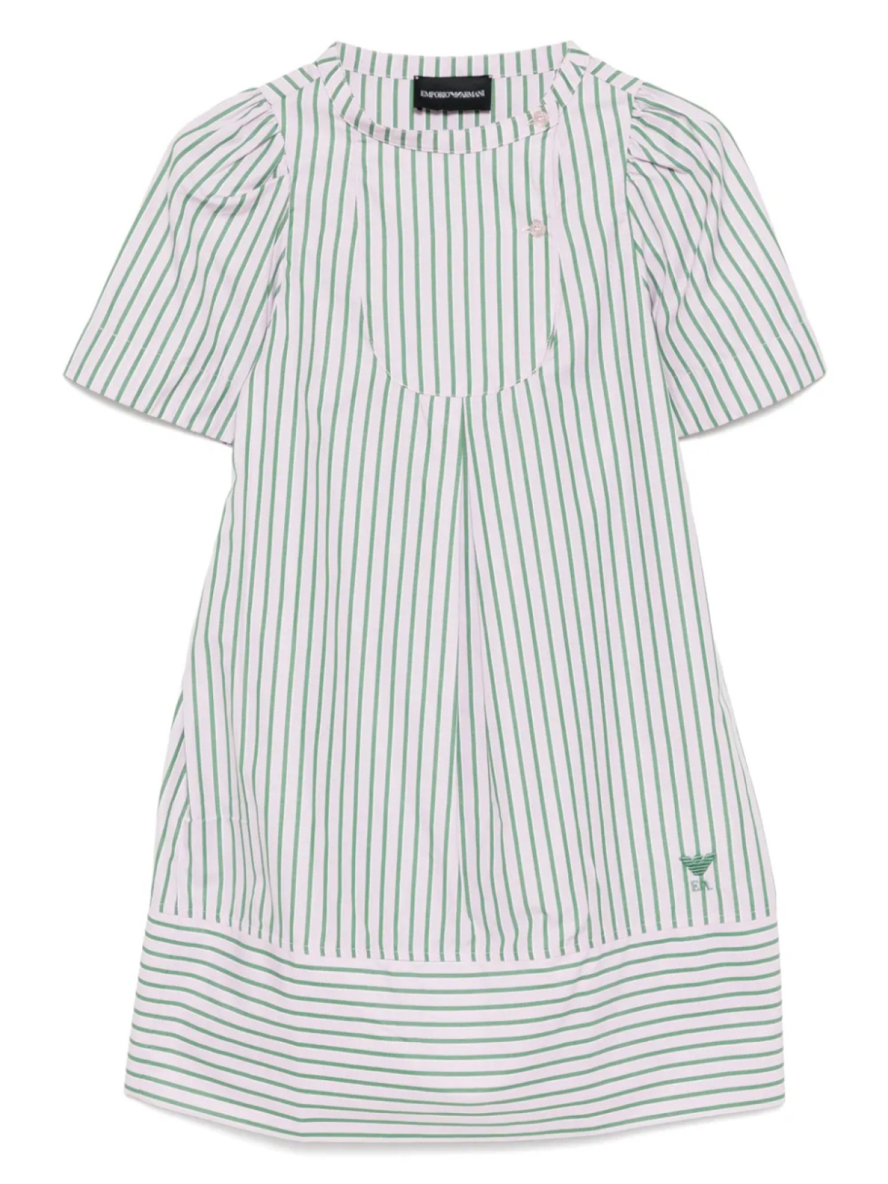 

Детское полосатое платье Emporio Armani Emporio Armani Kids, розовый