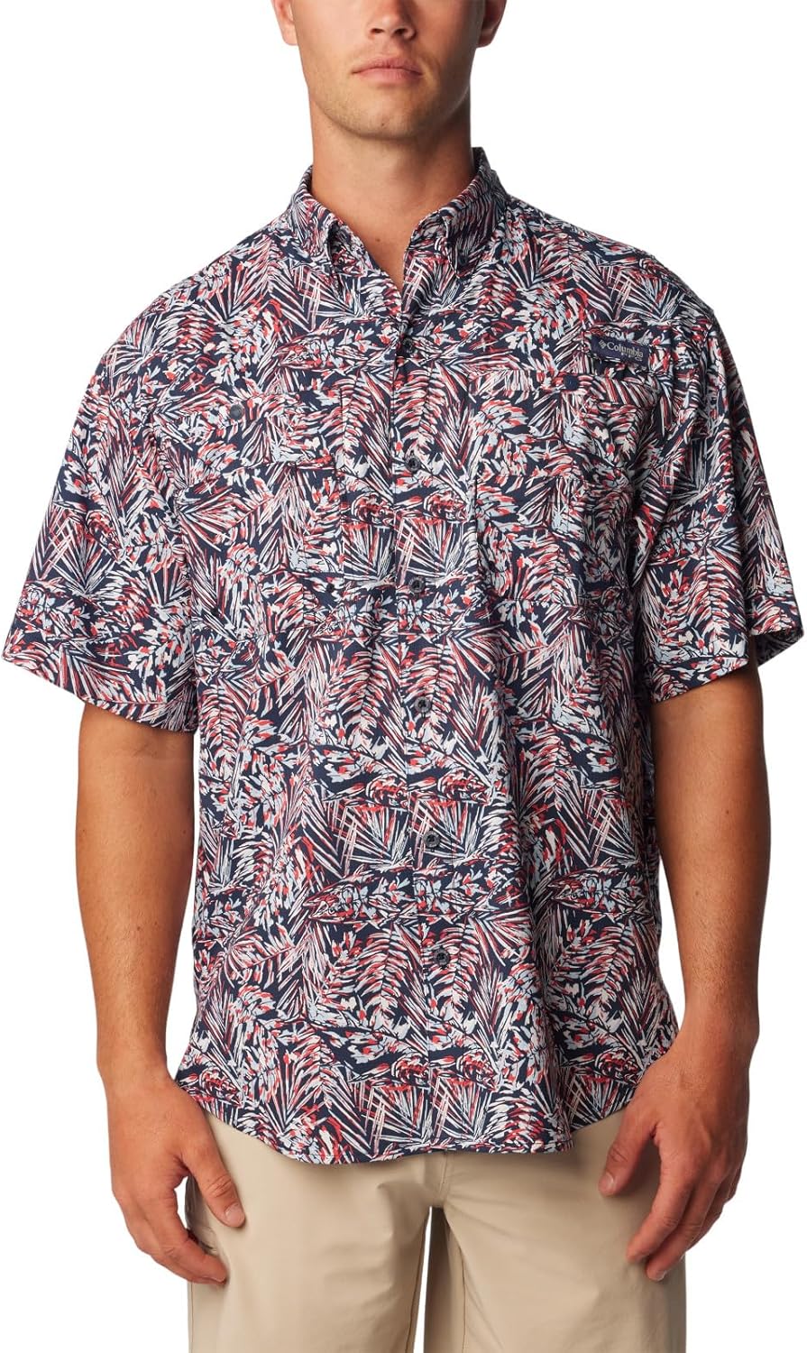 

Мужская рубашка Columbia Super Tamiami с длинным рукавом, Collegiate Navy/Tunado