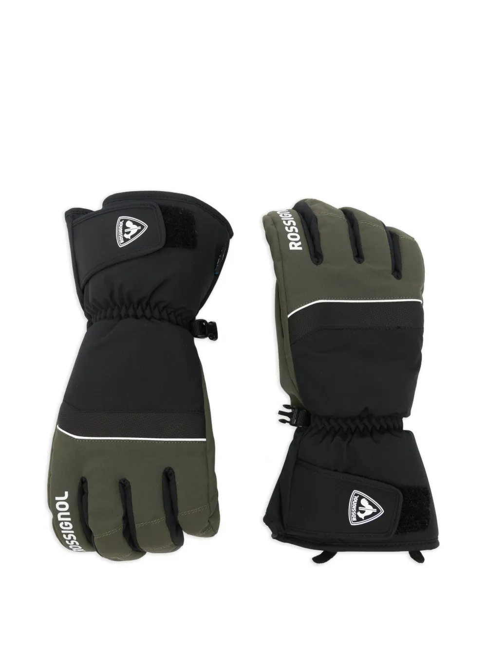 

Технические перчатки с принтом Rossignol, серый