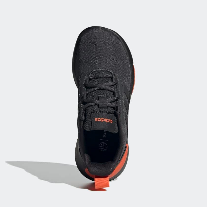 Кроссовки для мальчиков adidas Racer TR21, черный/оранжевый — фото 3