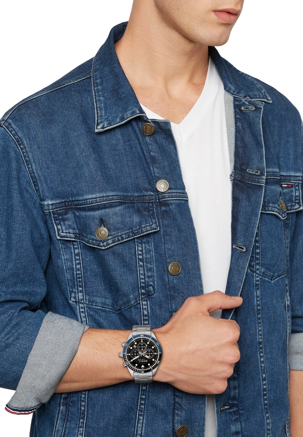 

Хронограф Sail Breil, цвет acciaio nero blu
