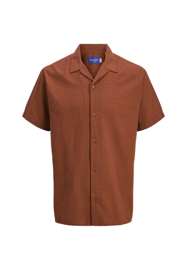 

Рубашка Люк рубашка с короткими рукавами Jack & Jones, коричневый