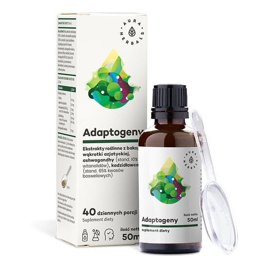 

Адаптогены Aura Herbals, - 100% натуральные растительные экстракты - 50 мл