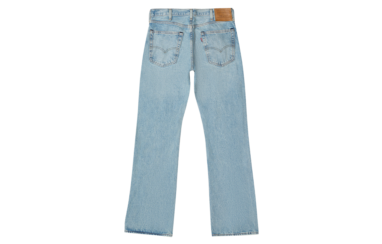 Узкие джинсы с расклешенным низом Levis, светло синий — фото 3