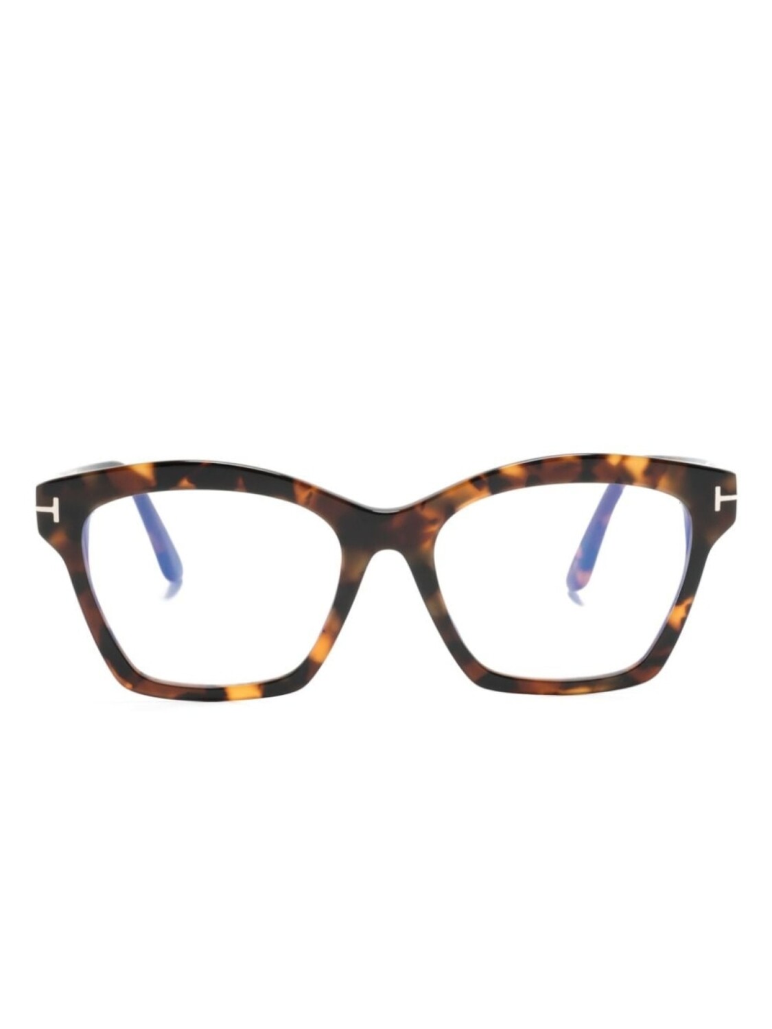 

TOM FORD Eyewear очки в квадратной оправе черепаховой расцветки, коричневый