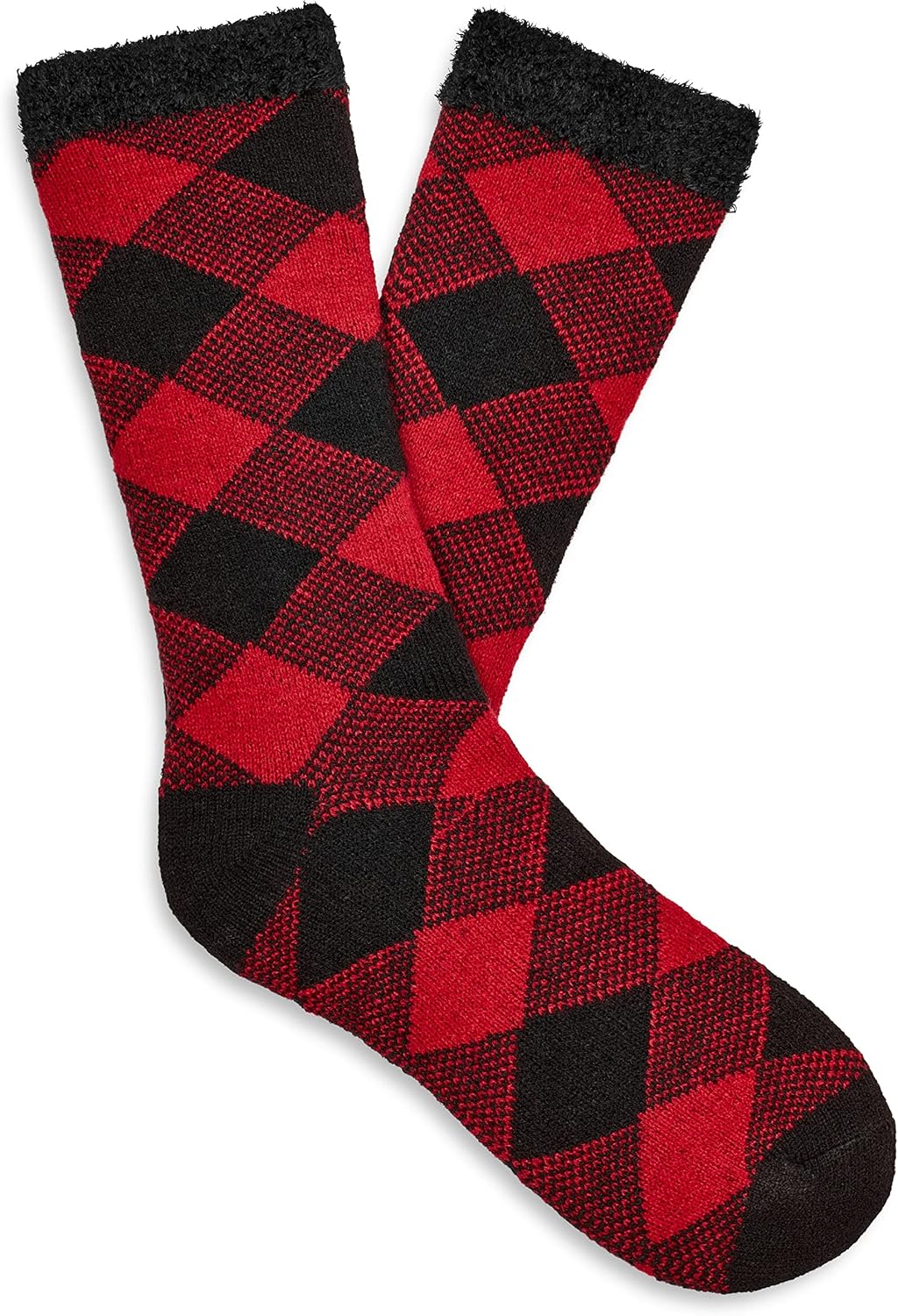 

Носки UGG Men's Grady Fleece Lined Crew, Samba Red/Black