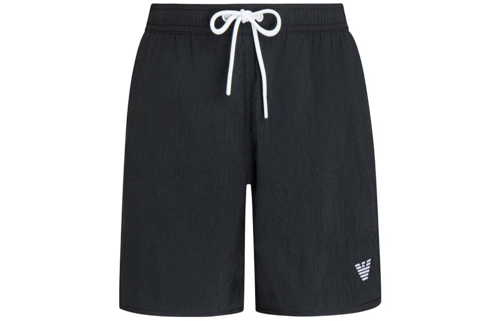 

Футболка SS24 Повседневные шорты мужские черные EMPORIO ARMANI