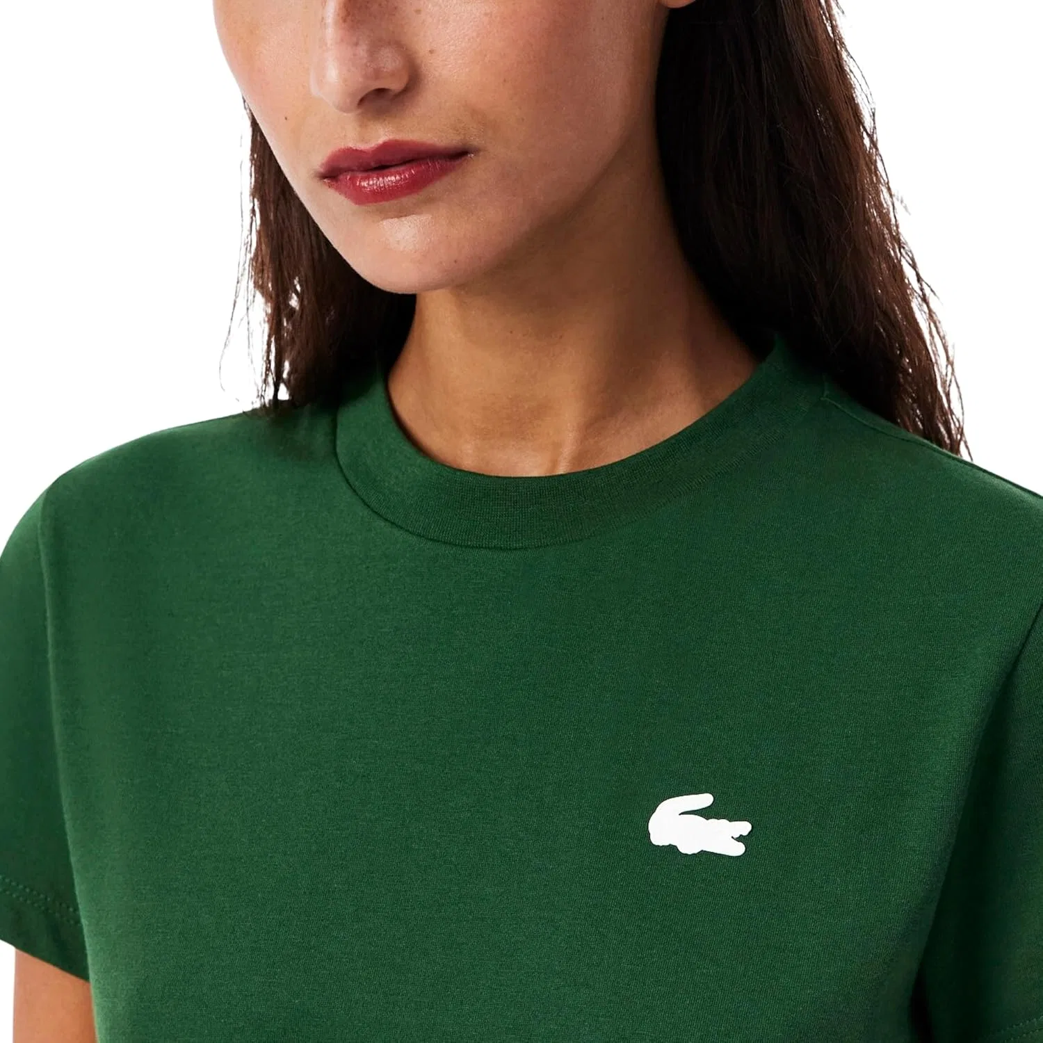Футболка техническая Lacoste Ultra Dry, зеленый — фото 4
