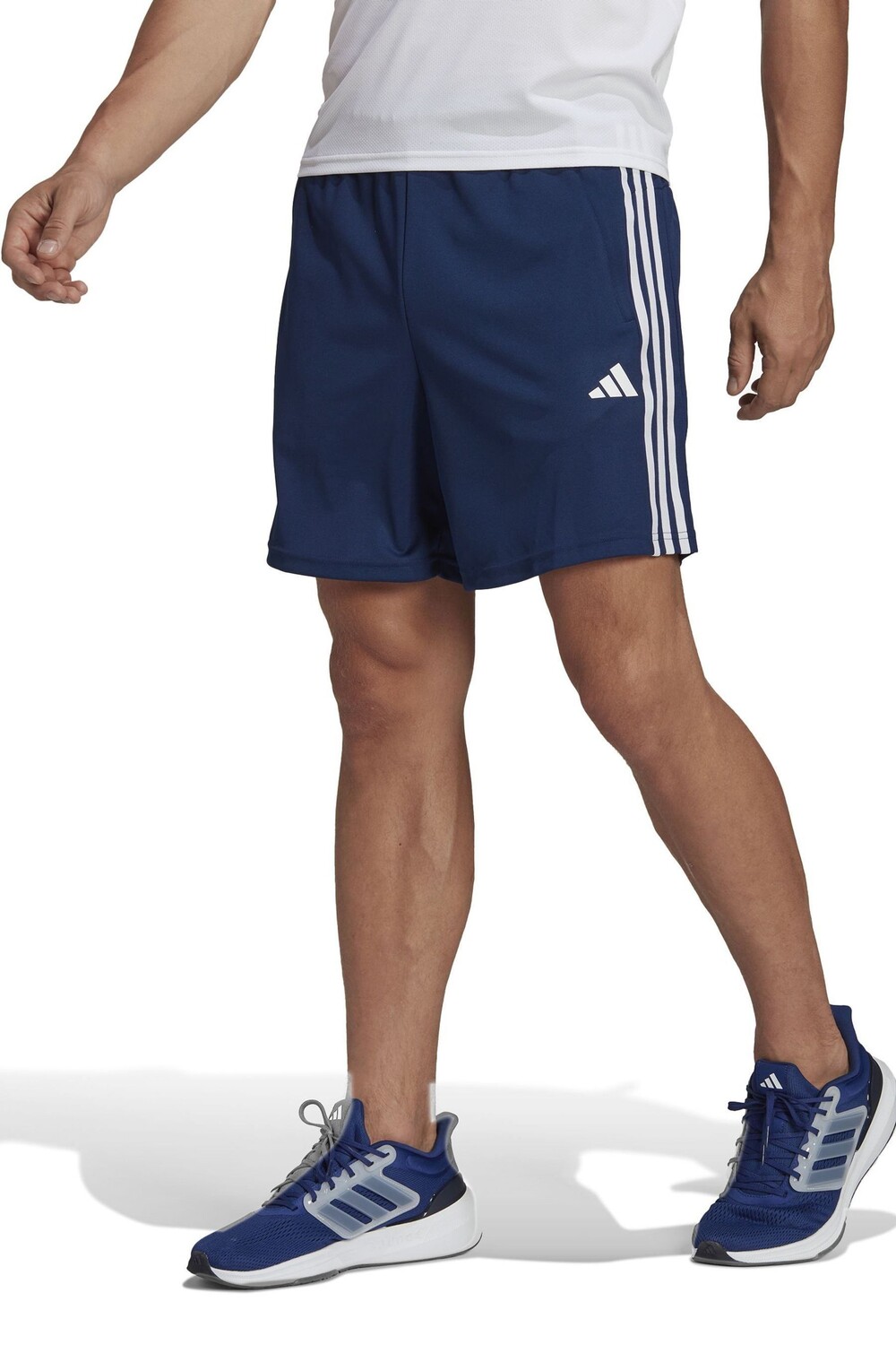 

Спортивные шорты из пике с 3 полосками Performance Train Essentials adidas, синий