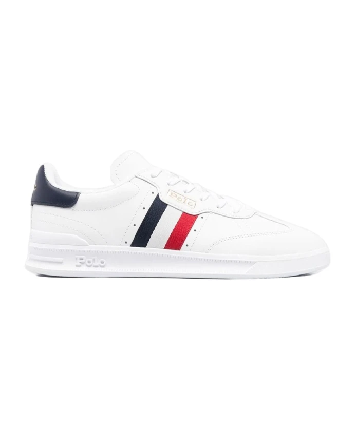 

Высокие кружевные кроссовки Ralph Lauren, белый