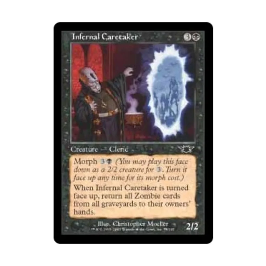 

CCG Адский смотритель (клавиша C), MTG - Legions