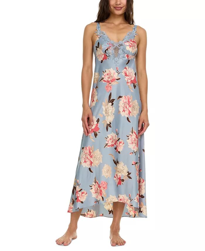 

Женская ночная рубашка Stella Floral Charmeuse Flora by Flora Nikrooz, серый