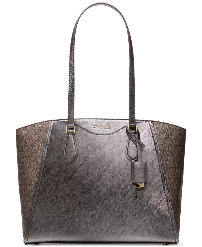 

Сумка-тоут Taryn Extra Large Multifunction Top Zip Michael Kors, коричневый