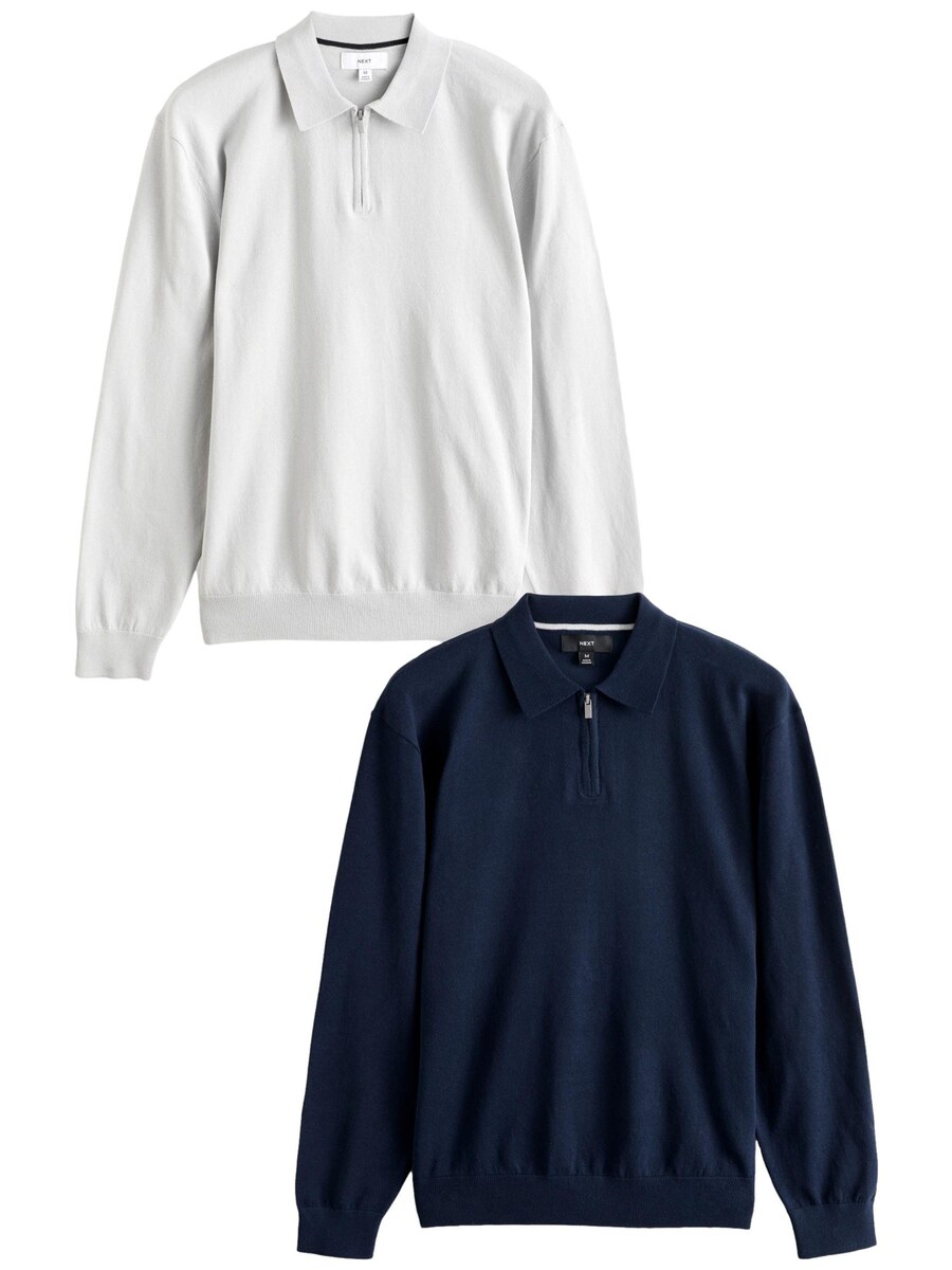 

Свитер с v-образным вырезом Next Sweater, цвет navy/off white