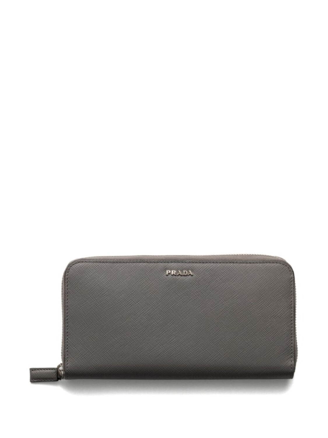 

Кошелек из кожи Saffiano от Prada, серый