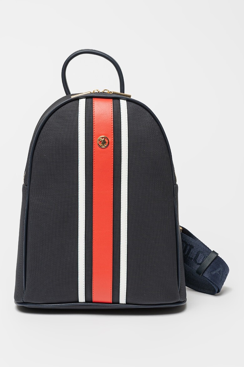 

Рюкзак из экокожи с логотипом U S Polo Assn , красный