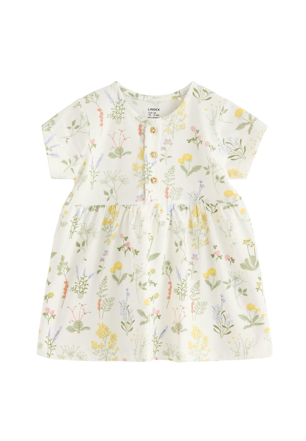 

Платье из джерси SHORT-SLEEVED Lindex, белый