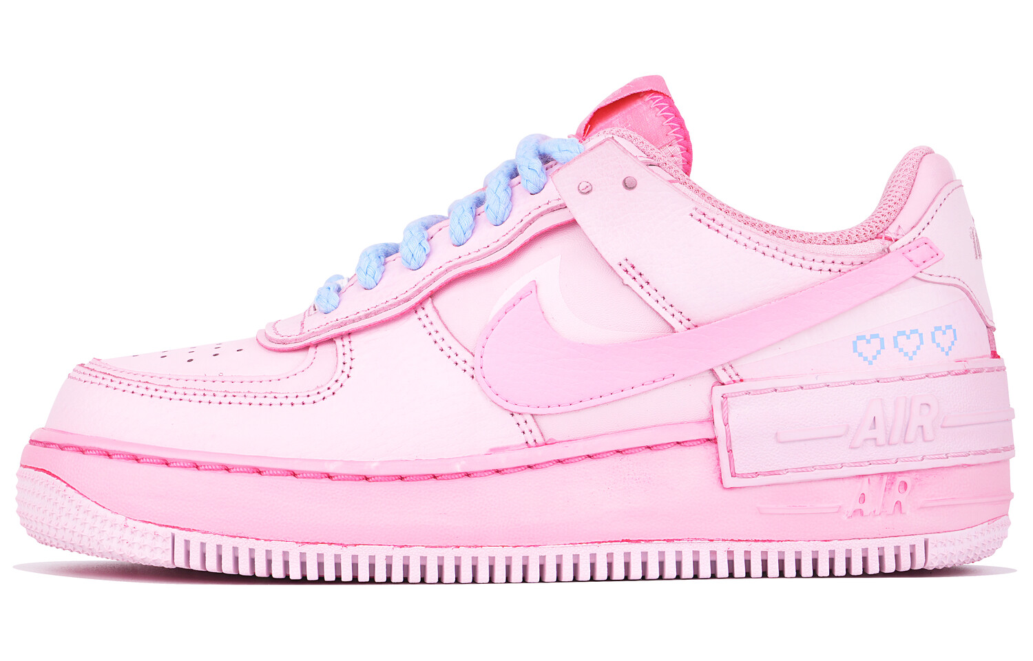

Кроссовки Nike Air Force 1 Skateboard Shoes Women's Low-Top Pink/Silver
