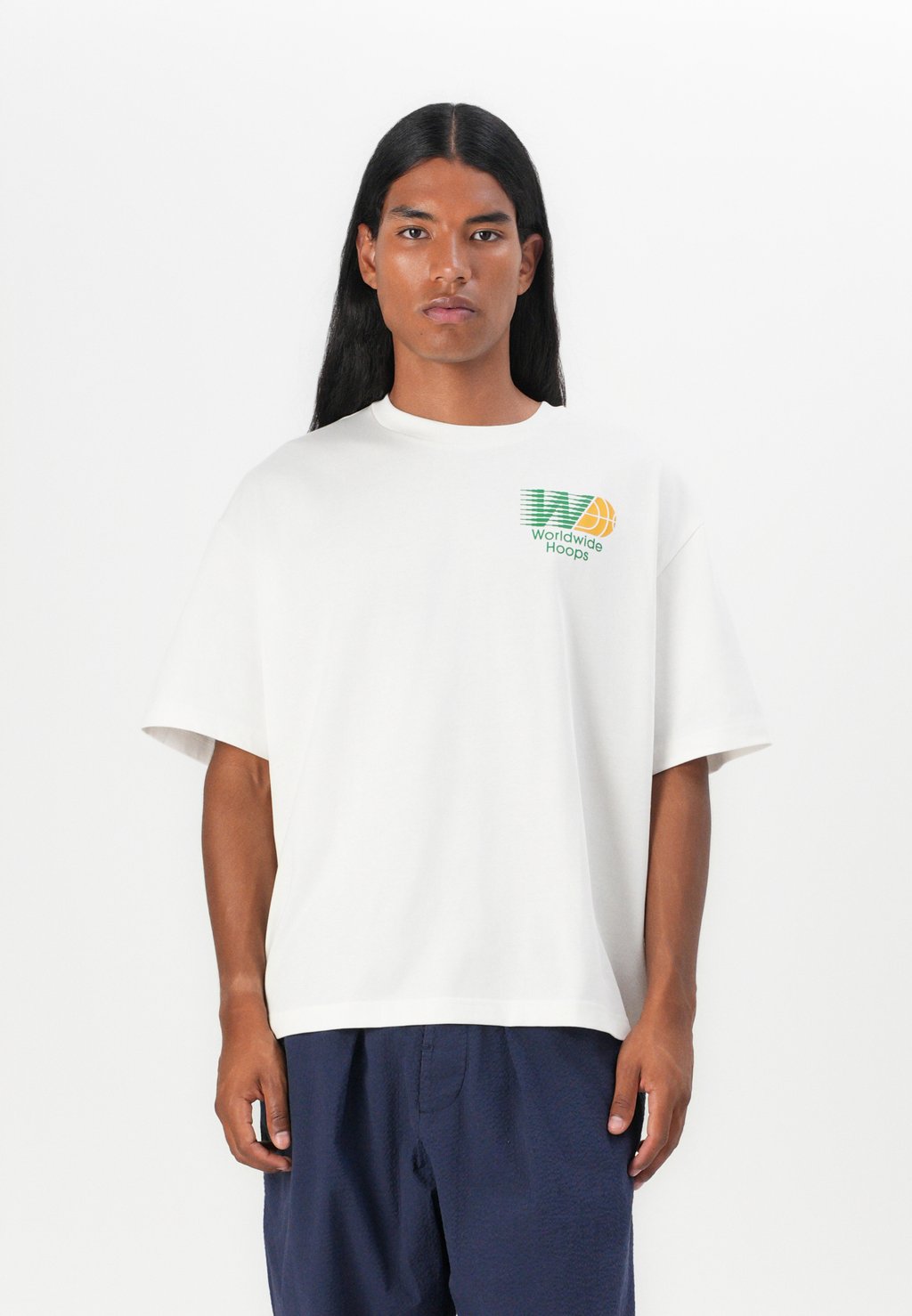 Футболка с принтом Adidas Originals, белый — фото 3
