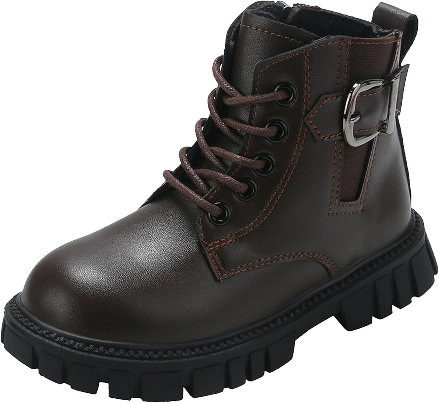 

Детские зимние сапожки для девочек, модные, классические, удобные, слипоны, ботильоны для малышей с боковой молнией 2025 Generic, Brown